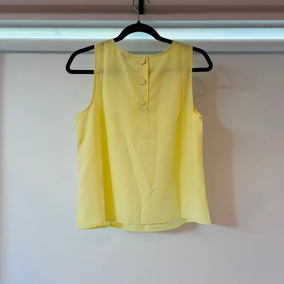 J.Crew Sleeveless Button-back Shell - Picture 7 of 8